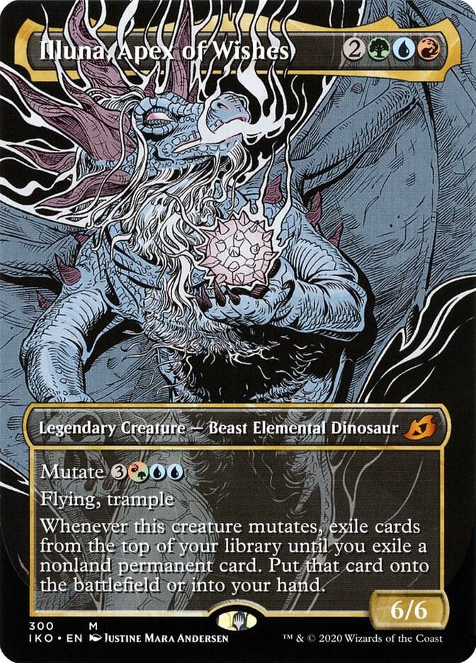 Illuna, Apex of Wishes (Showcase) (300) [Ikoria: Lair of Behemoths] [Showcase, Borderless]