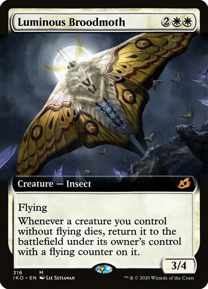 Luminous Broodmoth (Extended Art) (316) [Ikoria: Lair of Behemoths] [Extended Art]