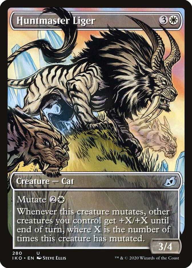 Huntmaster Liger (Showcase) (280) [Ikoria: Lair of Behemoths] [Showcase]