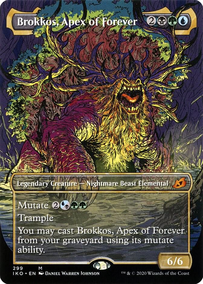 Brokkos, Apex of Forever (Showcase) (299) [Ikoria: Lair of Behemoths] [Showcase, Borderless]
