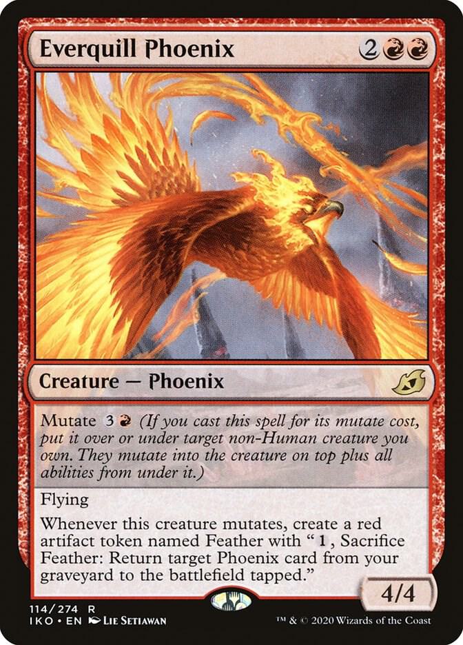 Everquill Phoenix (114) [Ikoria: Lair of Behemoths]