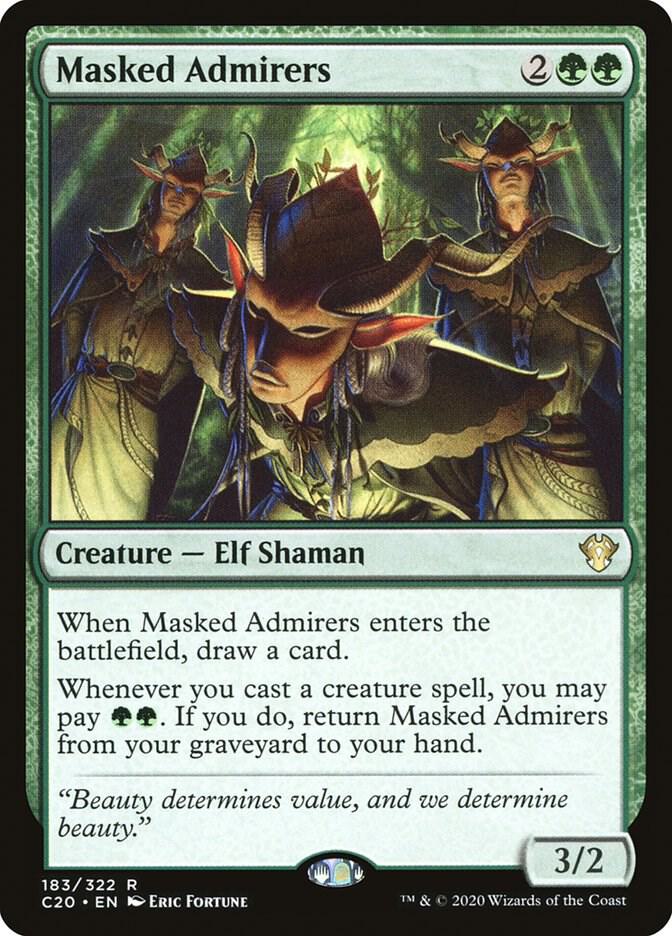 Masked Admirers (183) [Commander 2020]