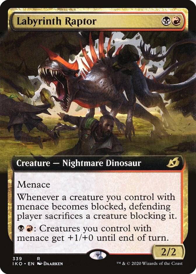 Labyrinth Raptor (Extended Art) (339) [Ikoria: Lair of Behemoths] [Extended Art]