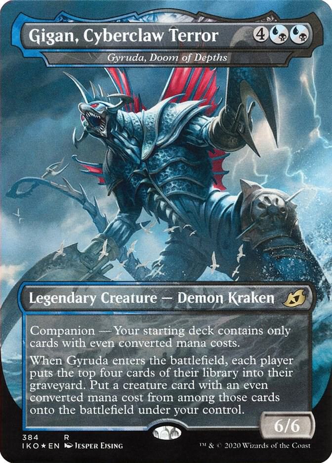 Gigan, Cyberclaw Terror - Gyruda, Doom of Depths (384) [Ikoria: Lair of Behemoths] [Borderless]