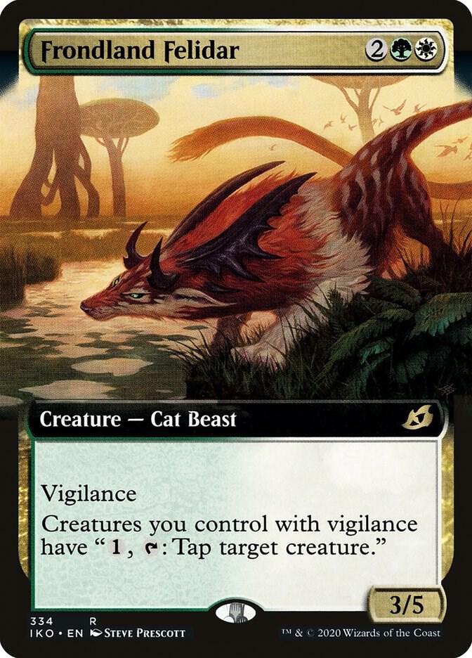 Frondland Felidar (Extended Art) (334) [Ikoria: Lair of Behemoths] [Extended Art]