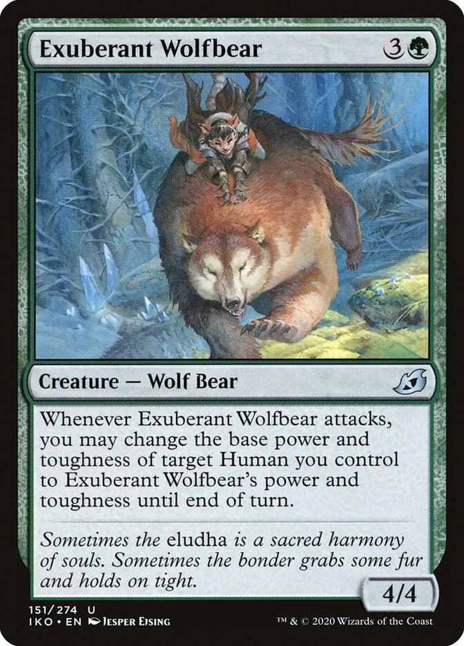 Exuberant Wolfbear (151) [Ikoria: Lair of Behemoths]