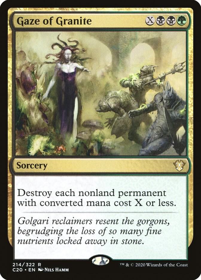 Gaze of Granite (214) [Commander 2020]