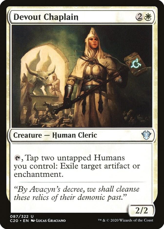 Devout Chaplain (87) [Commander 2020]
