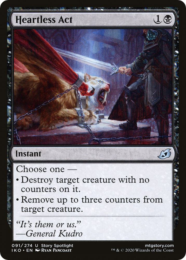 Heartless Act (91) [Ikoria: Lair of Behemoths]