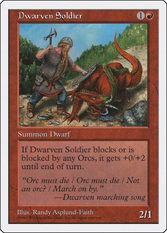 Dwarven Soldier (221) [Fifth Edition]
