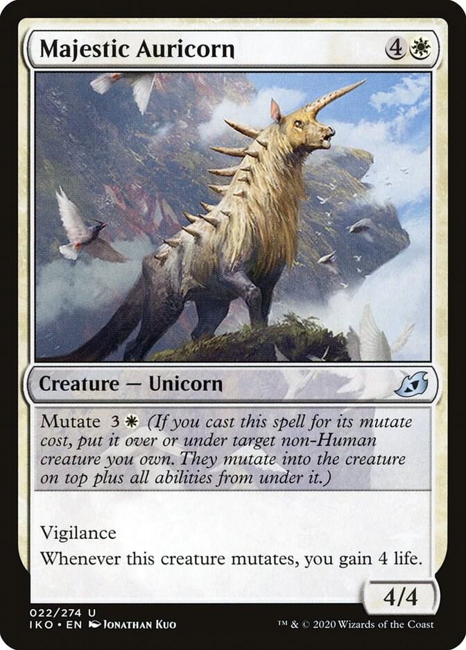 Majestic Auricorn (22) [Ikoria: Lair of Behemoths]