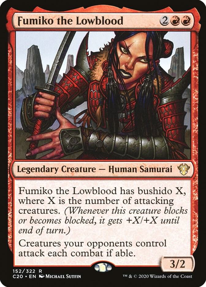 Fumiko the Lowblood (152) [Commander 2020]