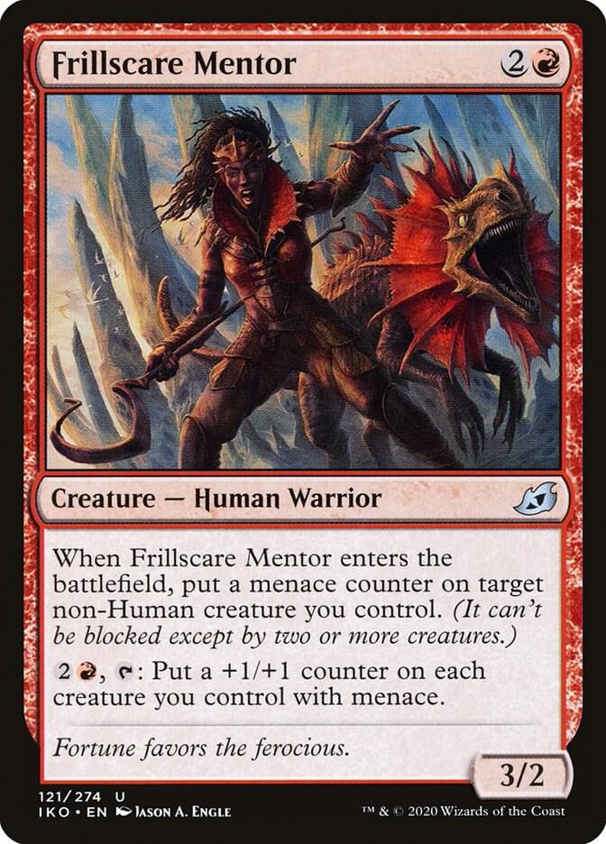 Frillscare Mentor (121) [Ikoria: Lair of Behemoths]