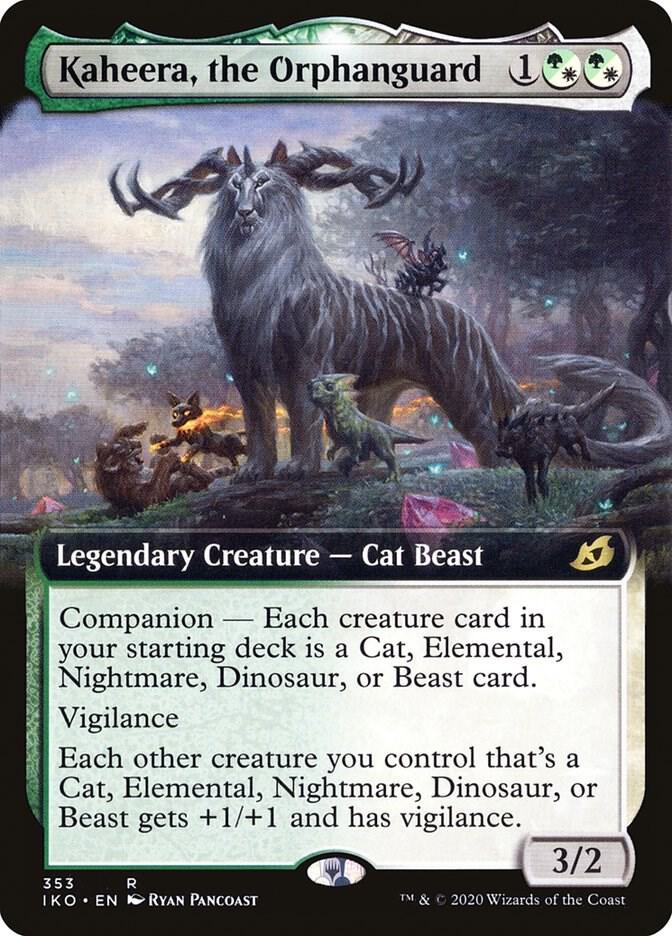 Kaheera, the Orphanguard (Extended Art) (353) [Ikoria: Lair of Behemoths] [Extended Art]