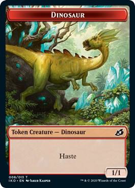 Dinosaur Token (8) [Ikoria: Lair of Behemoths]