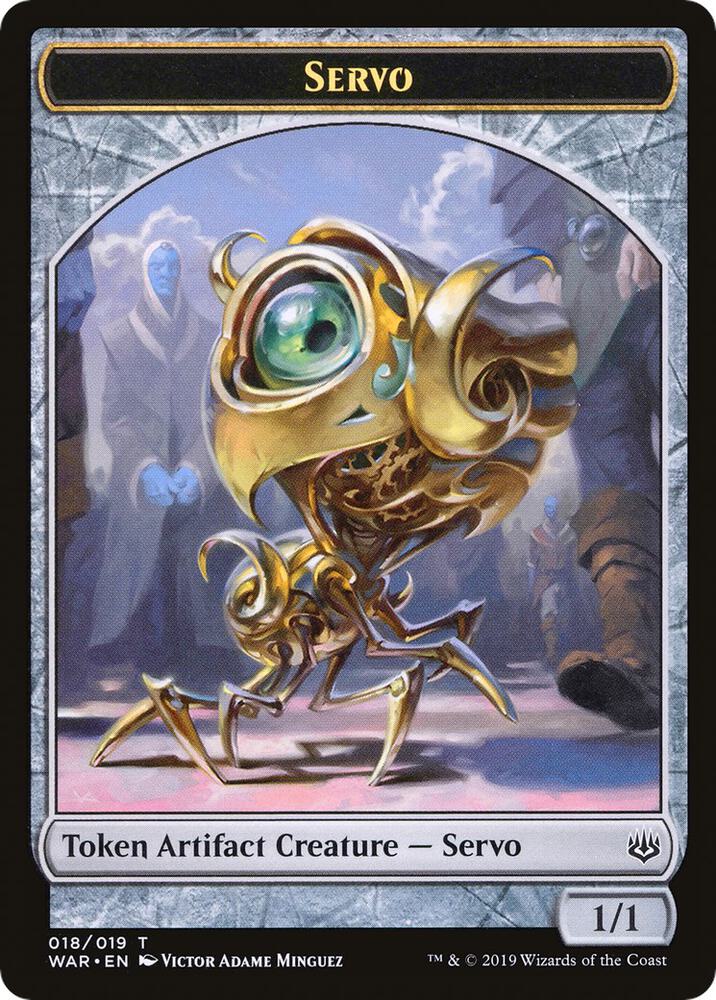Servo // Dragon Double-Sided Token (Challenger 2020) (18 // 13) [Unique and Miscellaneous Promos]