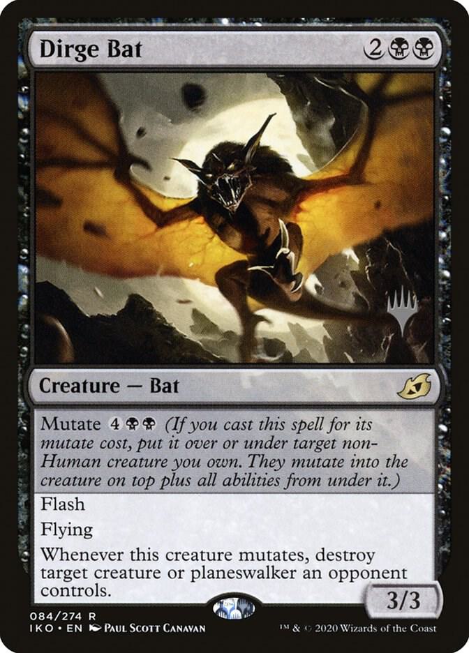 Dirge Bat (84) [Ikoria: Lair of Behemoths Promos]