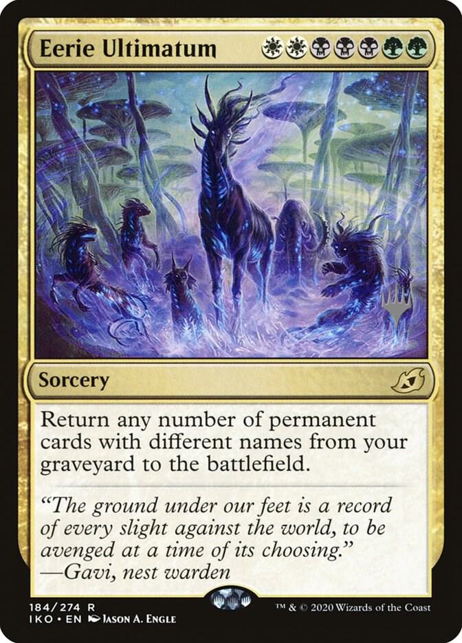 Eerie Ultimatum (184) [Ikoria: Lair of Behemoths Promos]