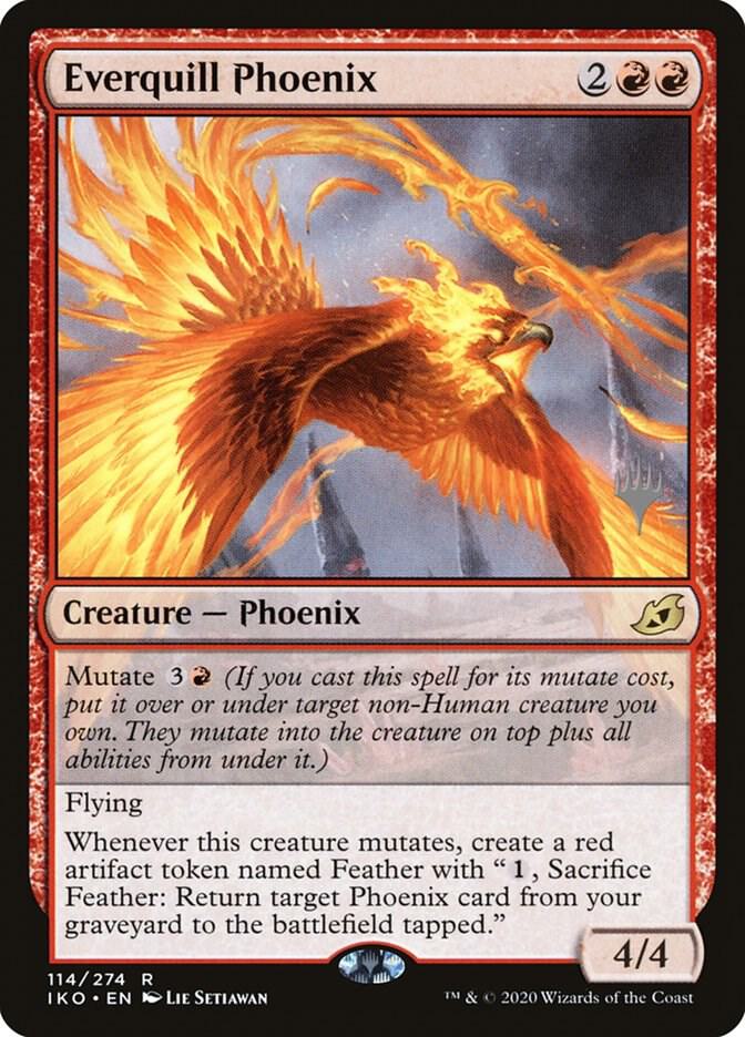 Everquill Phoenix (114) [Ikoria: Lair of Behemoths Promos]
