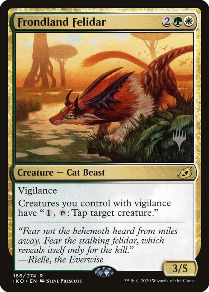 Frondland Felidar (186) [Ikoria: Lair of Behemoths Promos]