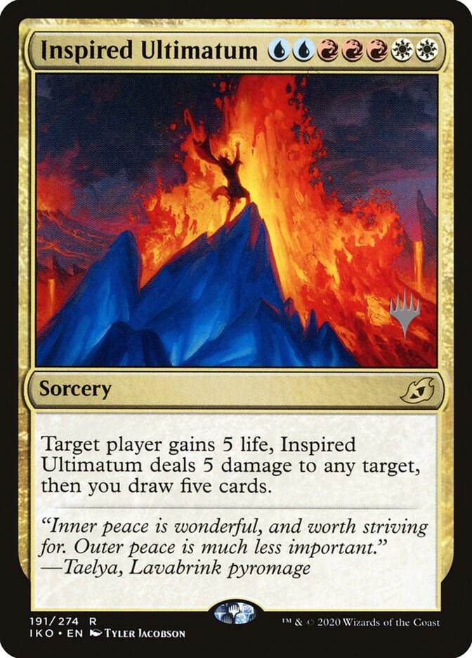 Inspired Ultimatum (191) [Ikoria: Lair of Behemoths Promos]