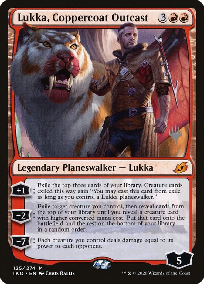 Lukka, Coppercoat Outcast (125) [Ikoria: Lair of Behemoths Promos]