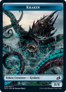 Kraken // Human Soldier (005) Double-Sided Token (6 // 5) [Ikoria: Lair of Behemoths]