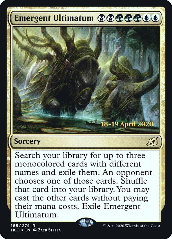 Emergent Ultimatum (185) [Prerelease Cards]