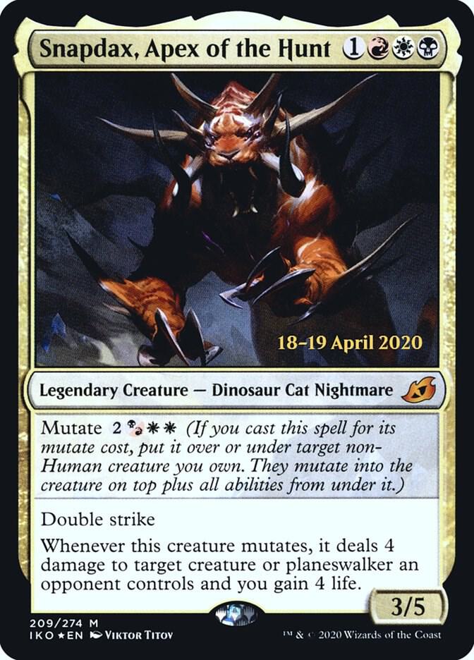 Snapdax, Apex of the Hunt (209) [Prerelease Cards]