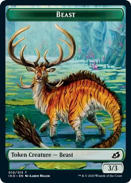 Beast (010) // Snake Double-Sided Token (10 // 15) [Commander 2020]