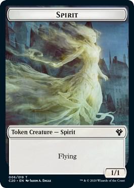 Spirit // Insect (013) Double-Sided Token (6 // 13) [Commander 2020]