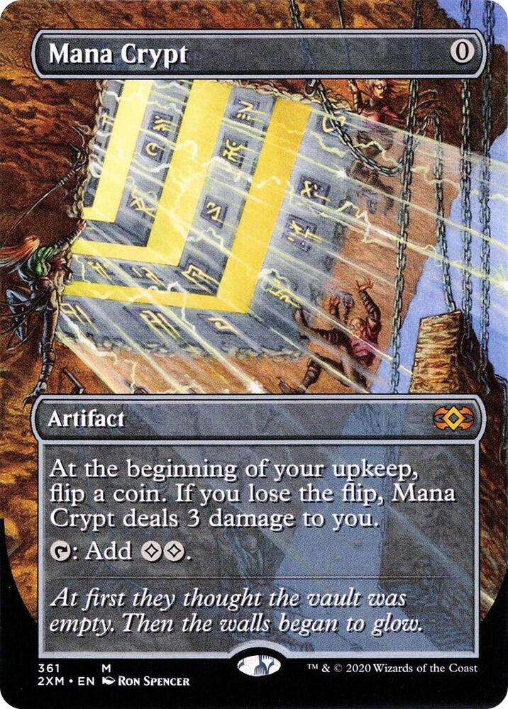 Mana Crypt (Borderless) (361) [Double Masters] [Borderless]