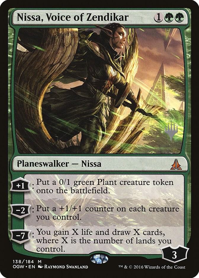 Nissa, Voice of Zendikar (138) [Ikoria: Lair of Behemoths Promos]