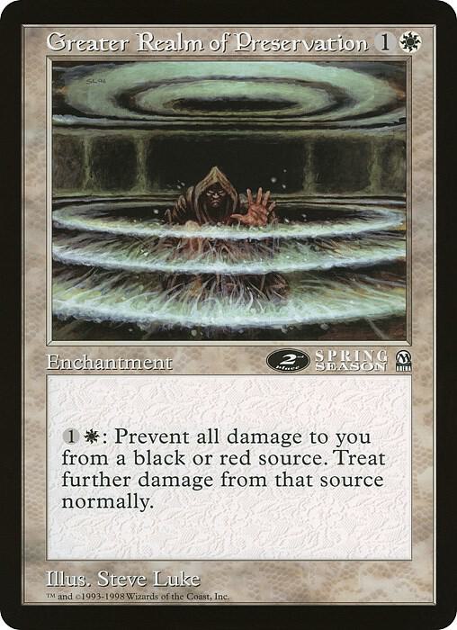 Greater Realm of Preservation (2nd Place) (Arena League) [Oversize Cards]