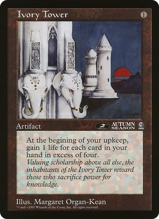 Ivory Tower (2nd Place) (Arena League) [Oversize Cards]