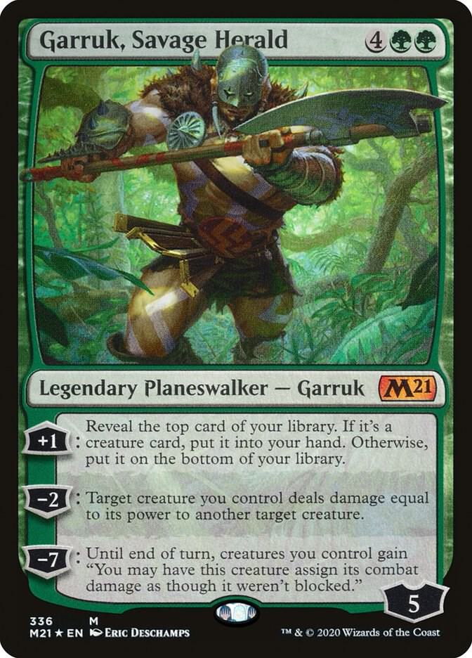 Garruk, Savage Herald (336) [Core Set 2021]