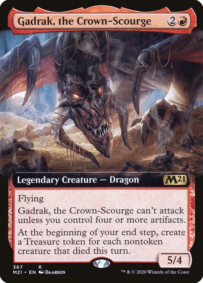 Gadrak, the Crown-Scourge (Extended Art) (367) [Core Set 2021] [Extended Art]