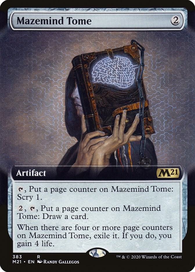 Mazemind Tome (Extended Art) (383) [Core Set 2021] [Extended Art]