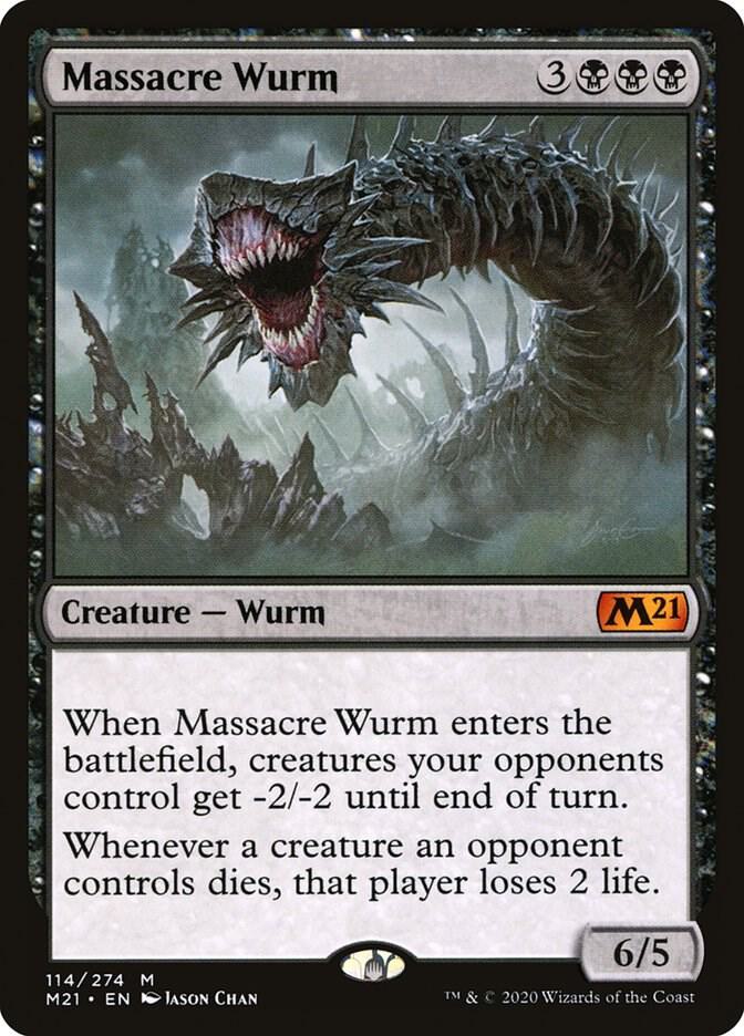 Massacre Wurm (114) [Core Set 2021]