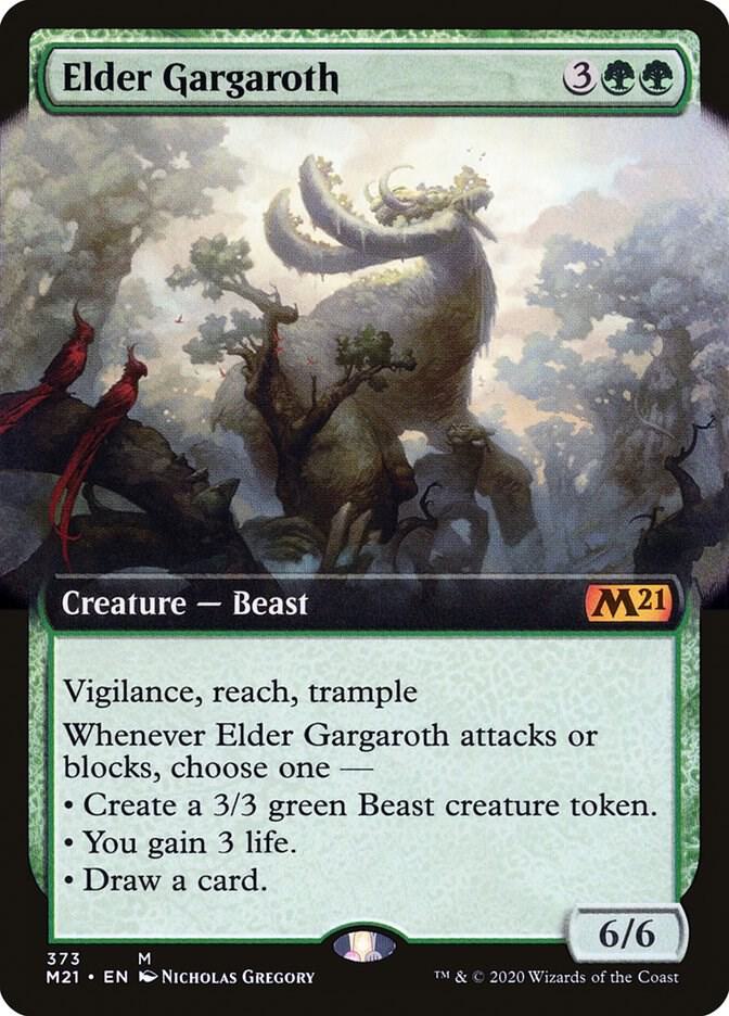 Elder Gargaroth (Extended Art) (373) [Core Set 2021] [Extended Art]