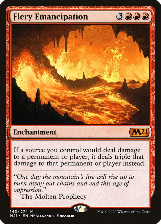 Fiery Emancipation (143) [Core Set 2021]