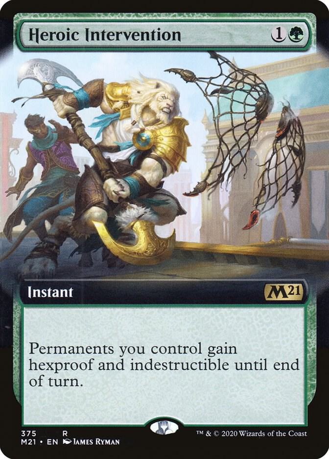Heroic Intervention (Extended Art) (375) [Core Set 2021] [Extended Art]