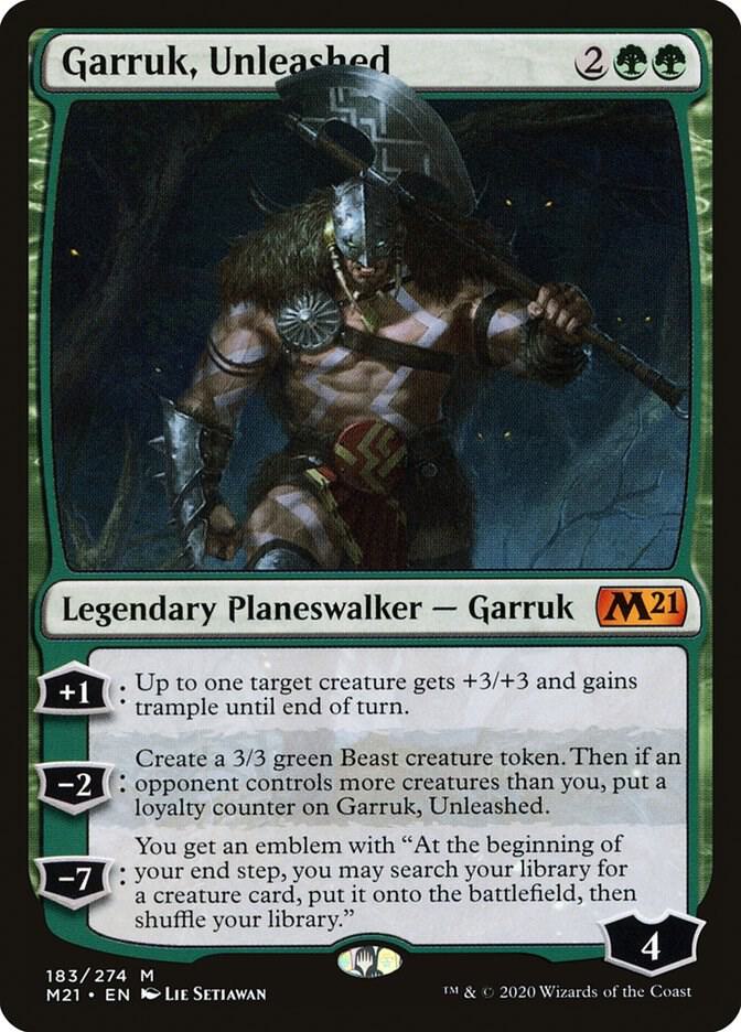 Garruk, Unleashed (183) [Core Set 2021]