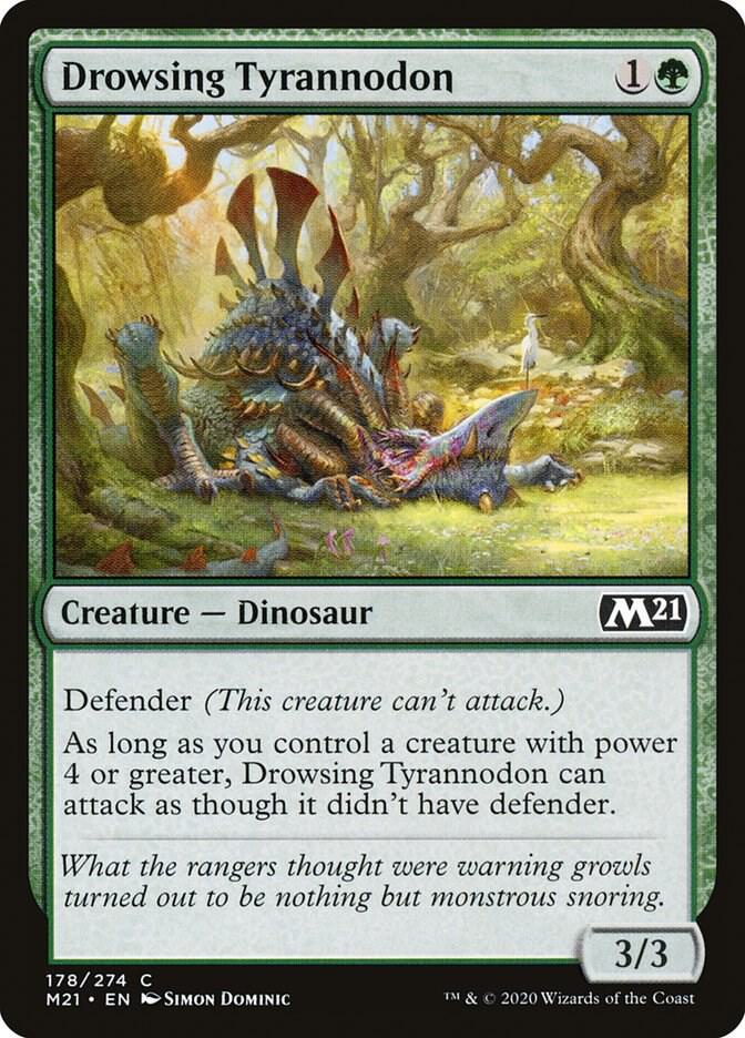 Drowsing Tyrannodon (178) [Core Set 2021]