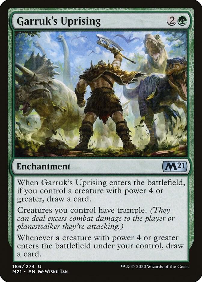 Garruk's Uprising (186) [Core Set 2021]