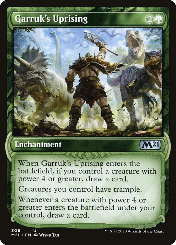Garruk's Uprising (Showcase) (308) [Core Set 2021] [Showcase]