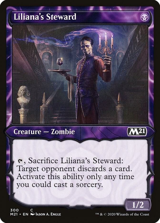 Liliana's Steward (Showcase) (300) [Core Set 2021] [Showcase]