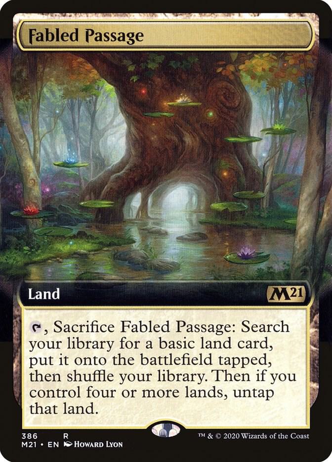 Fabled Passage (Extended Art) (386) [Core Set 2021] [Extended Art]