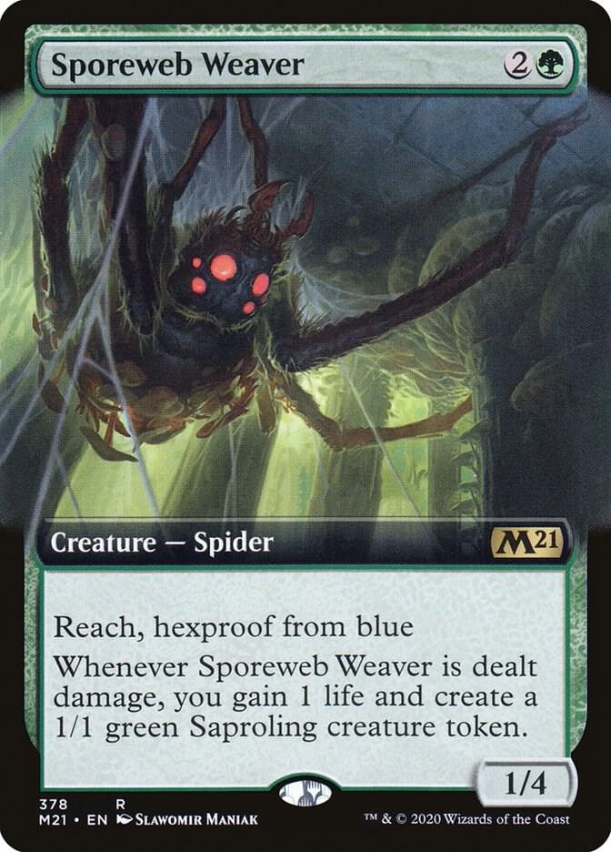 Sporeweb Weaver (Extended Art) (378) [Core Set 2021] [Extended Art]
