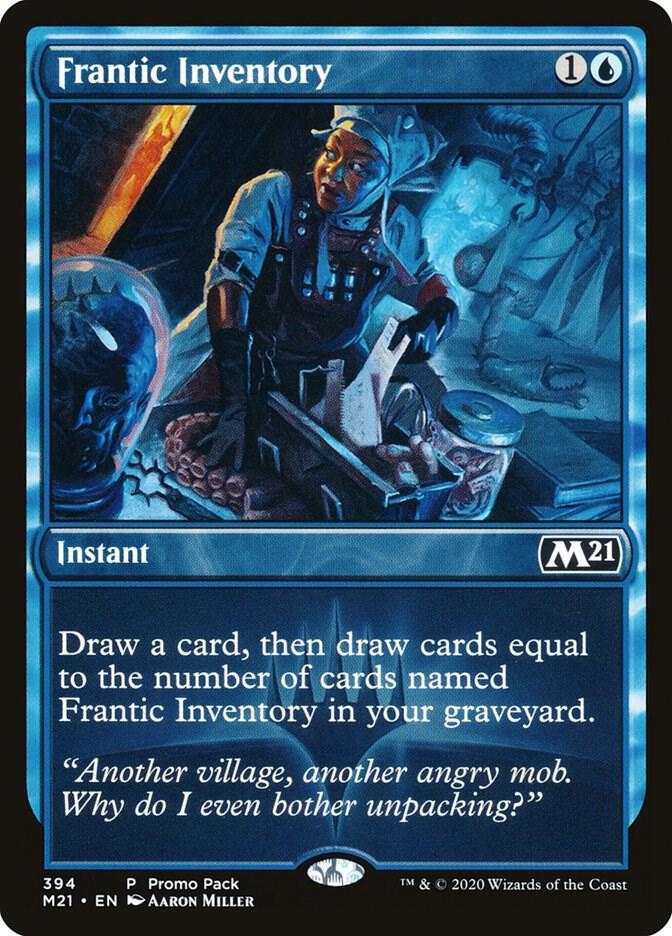 Frantic Inventory (394) [Core Set 2021 Promos]